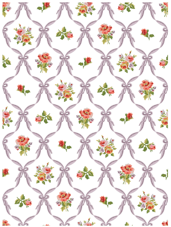 Ditsy Blooms IOD Paint Inlay 12x16 Pad™