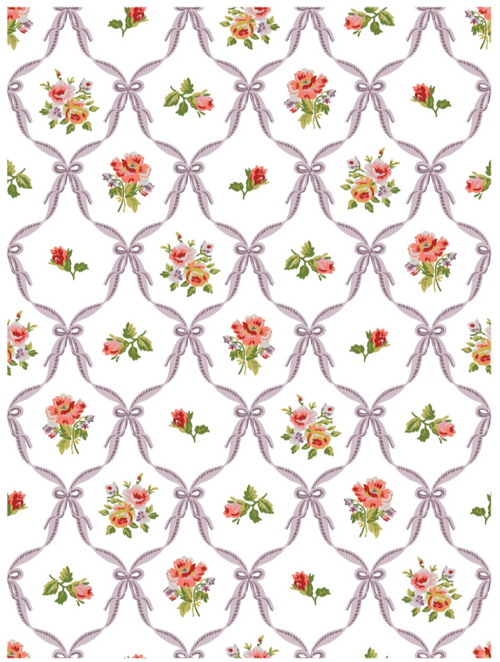 Ditsy Blooms IOD Paint Inlay 12x16 Pad™