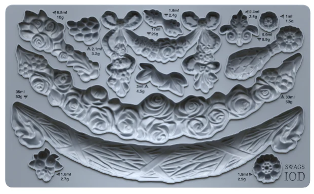 Swags 6X10 IOD Mould