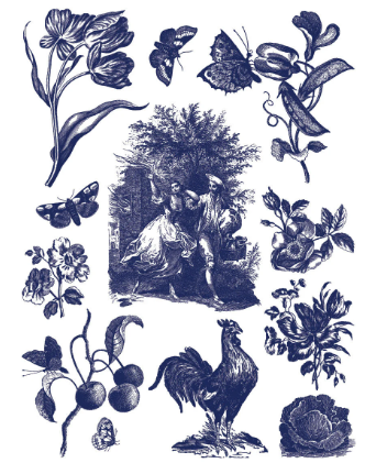 Hameau de la Reine IOD Paint Inlay 12x16 Pad™