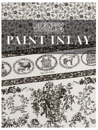 Delft Traditions Noir IOD Paint Inlay 12x16 Pad™