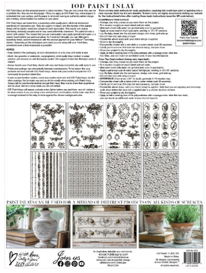 Delft Traditions Noir IOD Paint Inlay 12x16 Pad™