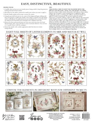 Madeleine IOD Transfer 12x16 Pad™