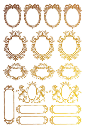 Petits Ornements IOD Foil Transfer 8x12 Pad™
