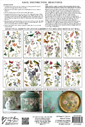Wilde Bloemen IOD Transfer 8x12 Pad™