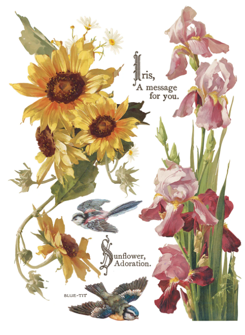 Flowers by the Poets IOD Transfer 12x16 Pad™