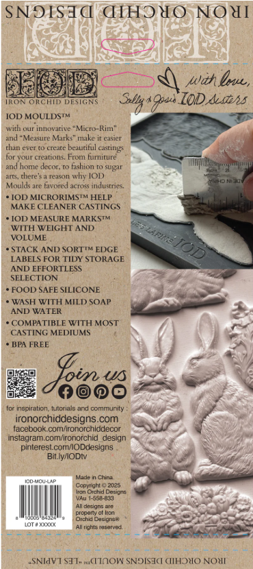 Les Lapins 6x10 IOD Mould™