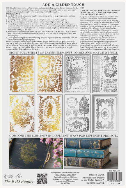 Athenaeum IOD Foil Transfer 8x12 Pad™
