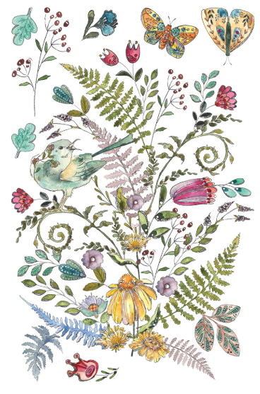 Fern Fables IOD Transfer 8x12 Pad™