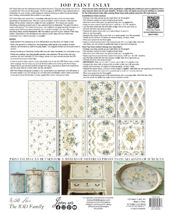 Alfred Peats and Co. IOD Paint Inlay 12x16