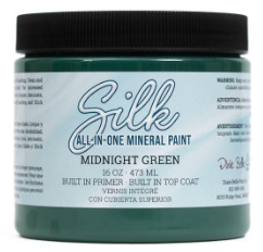 Silk All-In-One Mineral Paint in Midnight Green