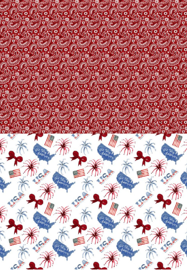 Patriotic Pride - A3 Rice Decoupage Paper