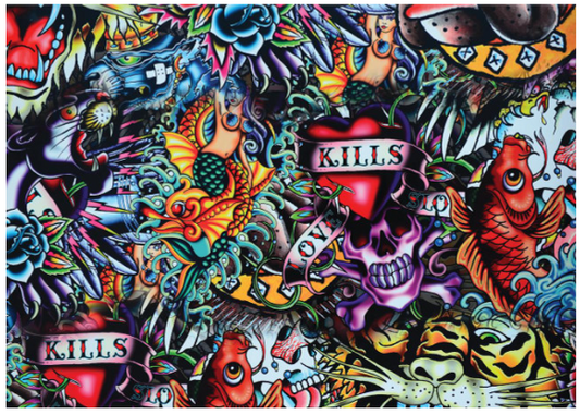 Vintage Tattoo - A1 Rice Decoupage Paper