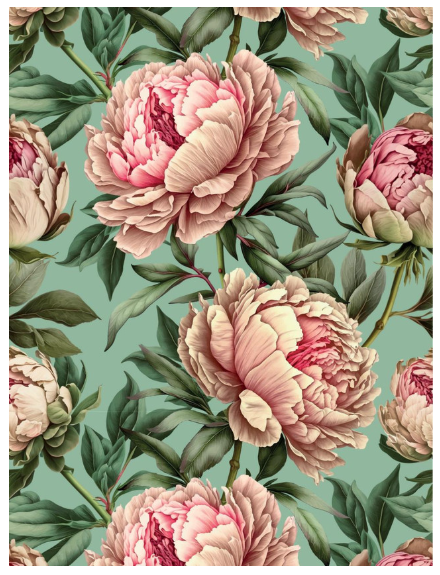 Blushing Blooms - Rice Decoupage Paper