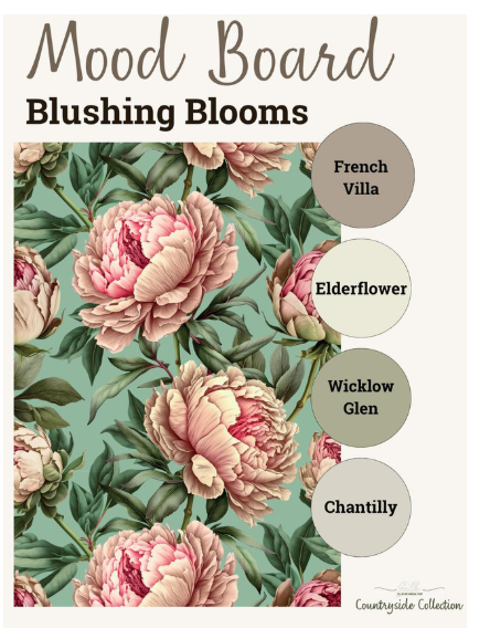 Blushing Blooms - Rice Decoupage Paper