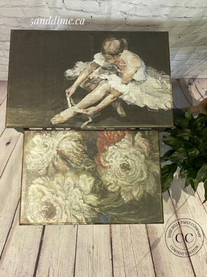 Floral Ballerina - A1 Rice Decoupage Paper