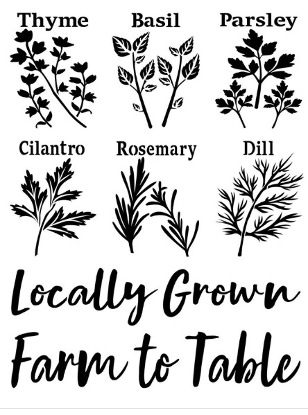 Locally Grown - Stencil