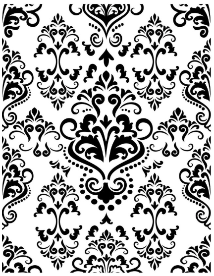 Victorian Damask - Stencil