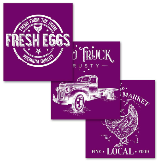Farmhouse - Silkscreen Stencil