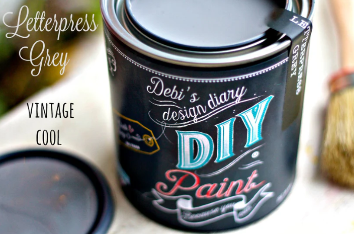 DIY Paint - Letterpress Grey