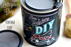DIY Paint - Letterpress Grey