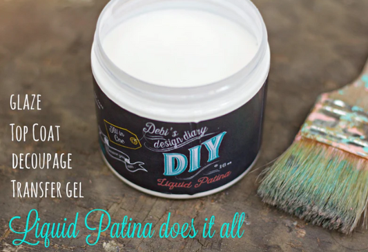 DIY Crystal Clear Chandelier Liquid Patina