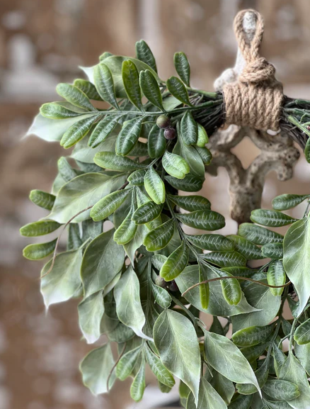 Caldwell Leaves Hanging Wreath | 10.5"