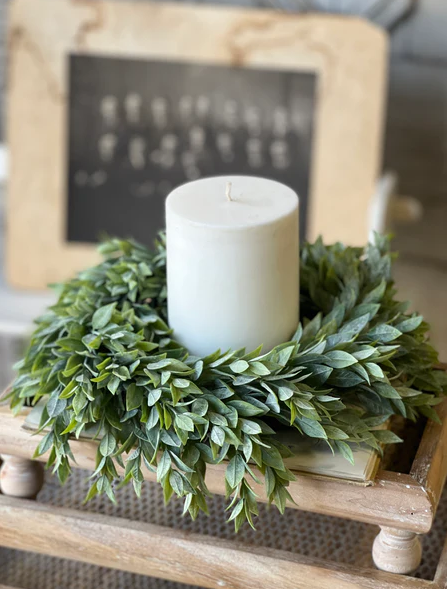6.5" Rainwashed Candle Ring