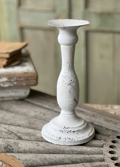 Alette Candle Holder | Cream | 10"