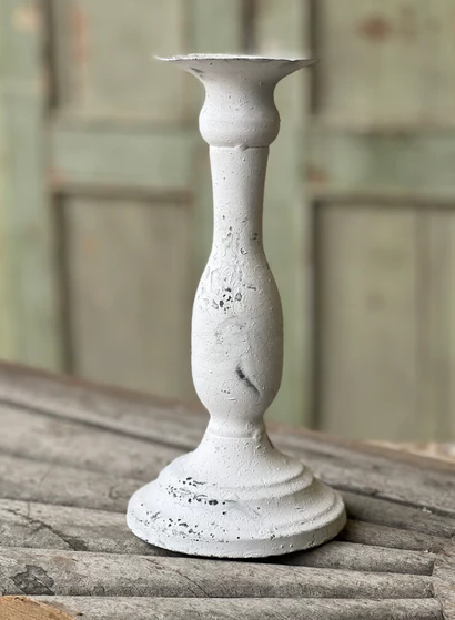 Alette Candle Holder | Cream | 10"