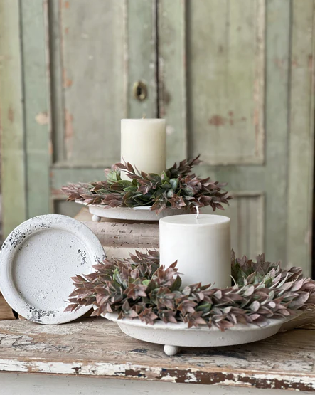 Footed Trays | Cream