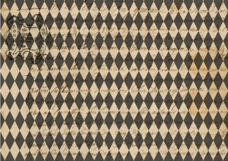 Decoupage Queen: Sheila's Black Harlequin