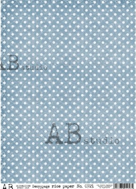 AB Studios: Classic Polka Dot Pattern Decoupage Paper