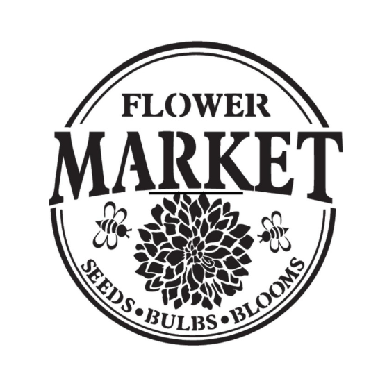 Flower Market - Stencil