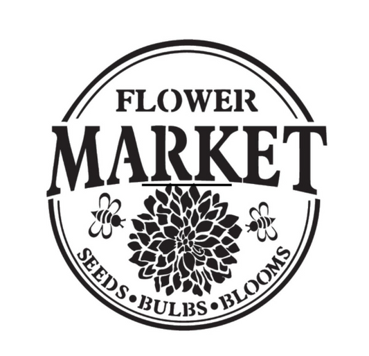 Flower Market - Stencil