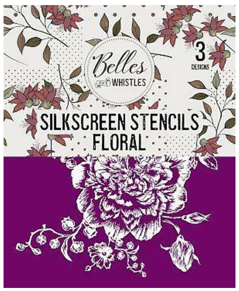 Floral - Silkscreen Stencil