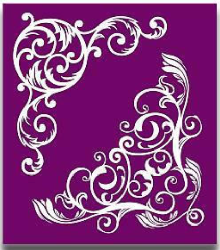 Floral - Silkscreen Stencil