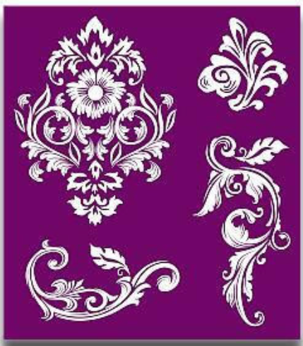 Floral - Silkscreen Stencil