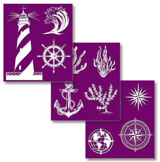 Nautical - Silkscreen Stencil