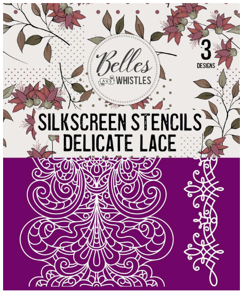 Delicate Lace - Silkscreen Stencil