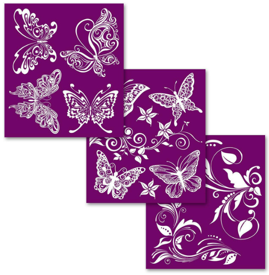 Butterflies - Silkscreen Stencil