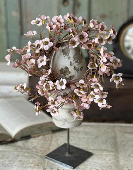 Timeless Blooms Candle Ring | 10" | Blush