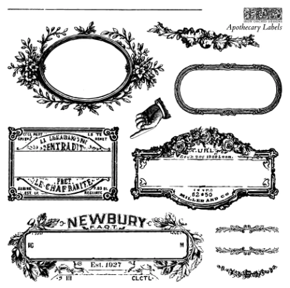Apothecary Labels 6x6 IOD Stamp™