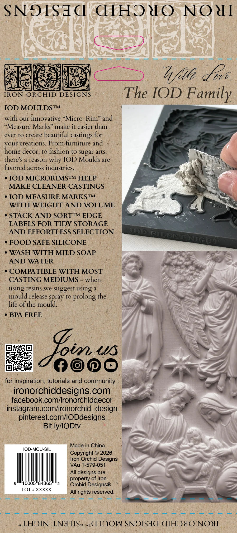 Silent Night 6x10 IOD Mould™
