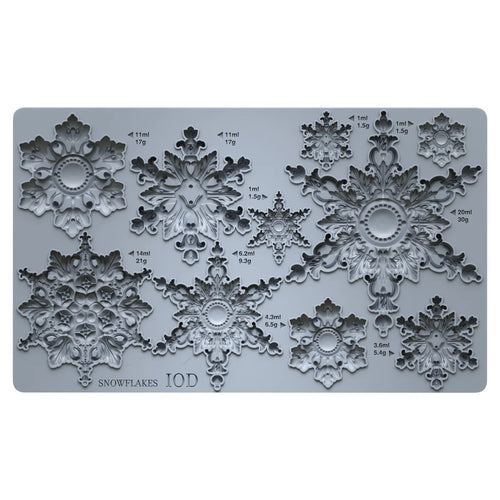 Snowflakes 6x10 Decor Moulds