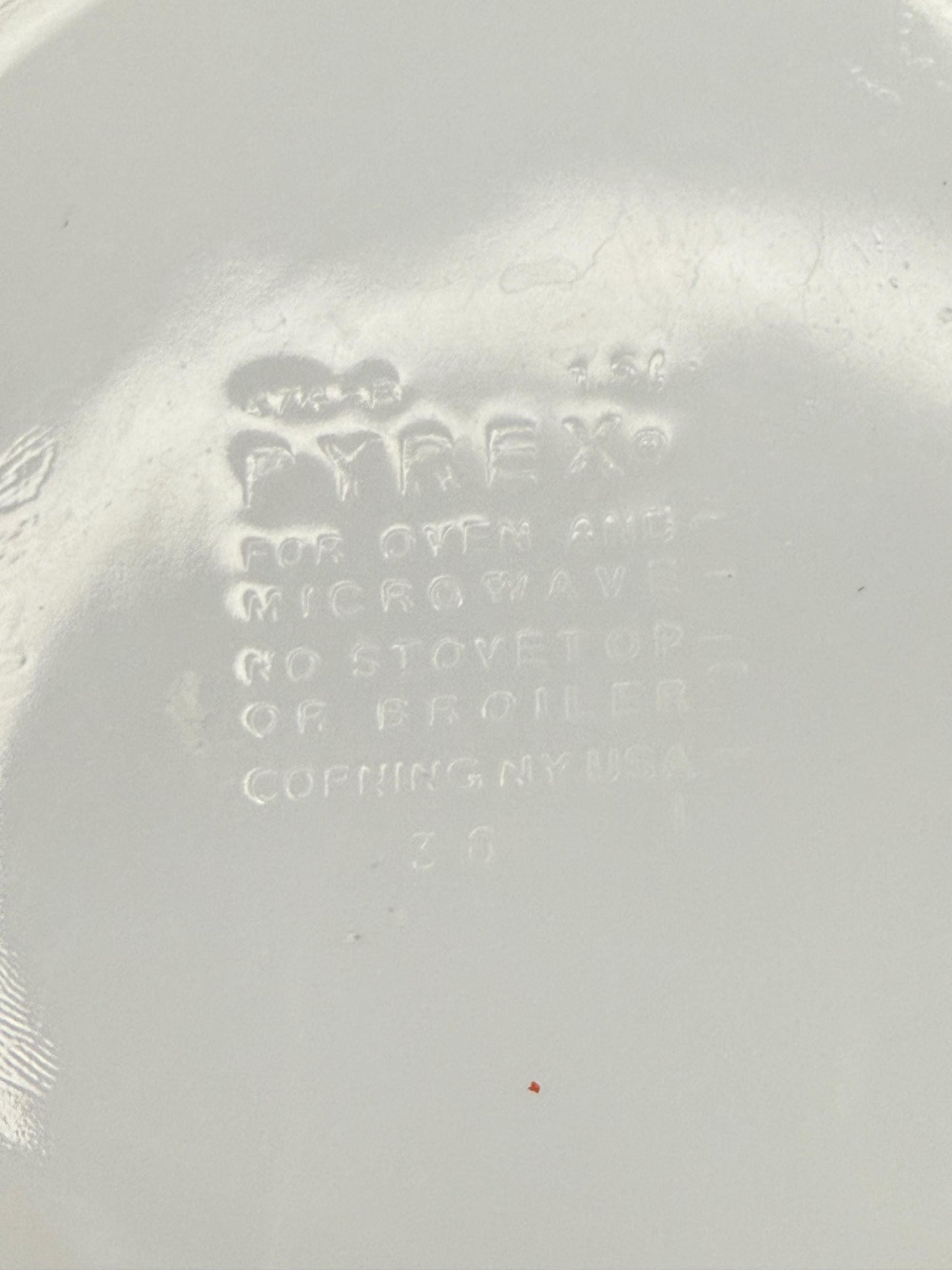 Vintage Pyrex Blue Colonial Mist Dish: Daisy Wildflower Print