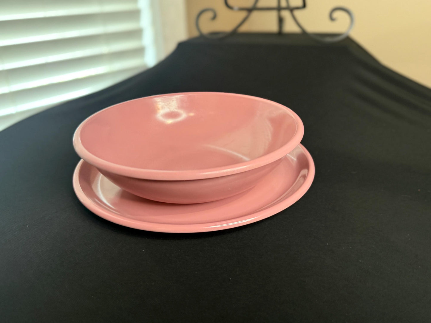 Vintage Rubbermaid plate and bowl