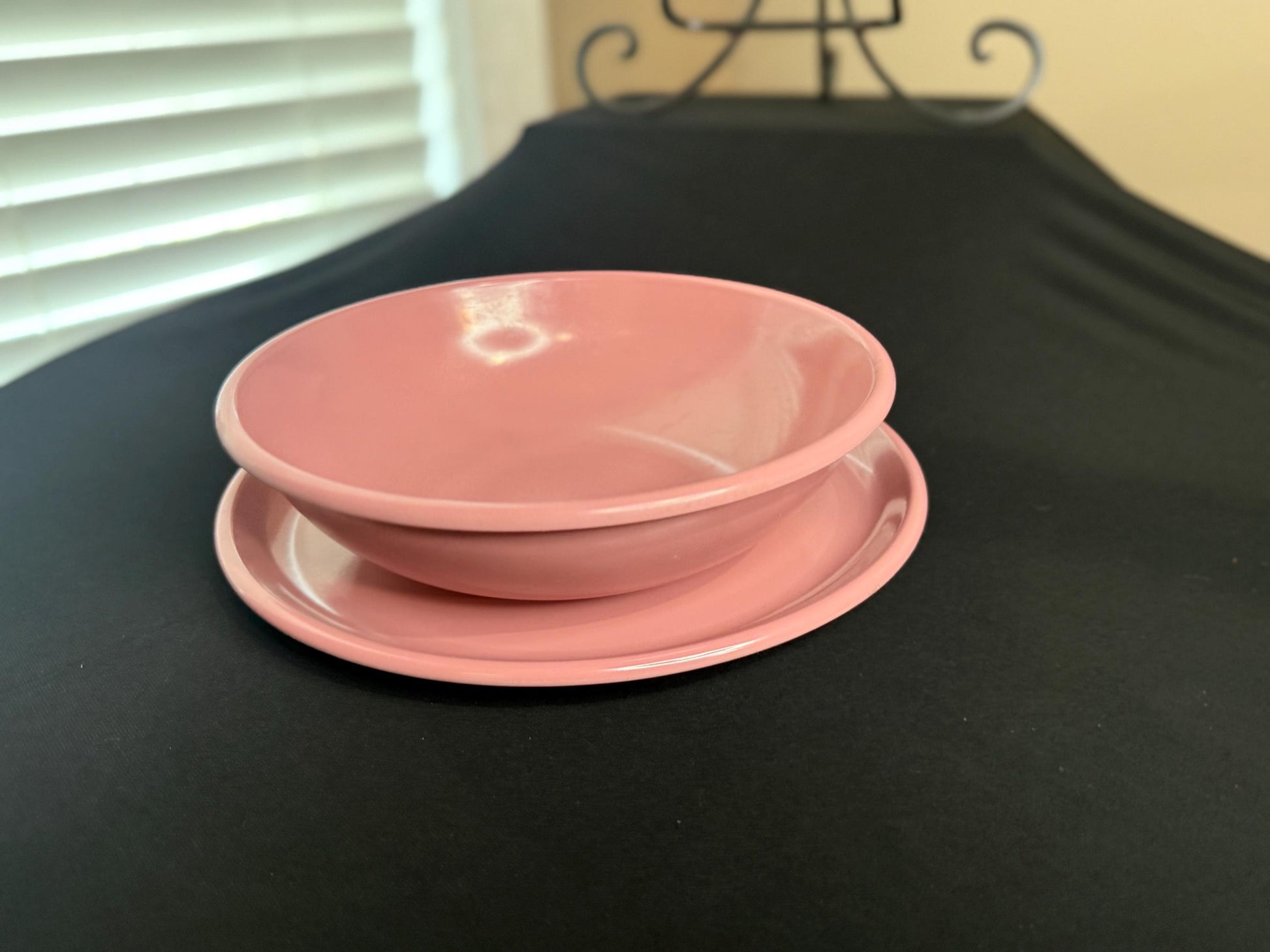 Vintage Rubbermaid plate and bowl