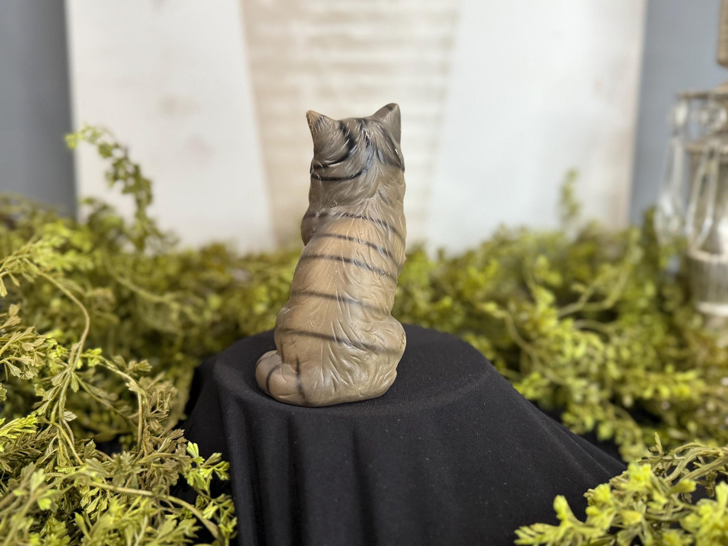Vintage ceramic cat figurine