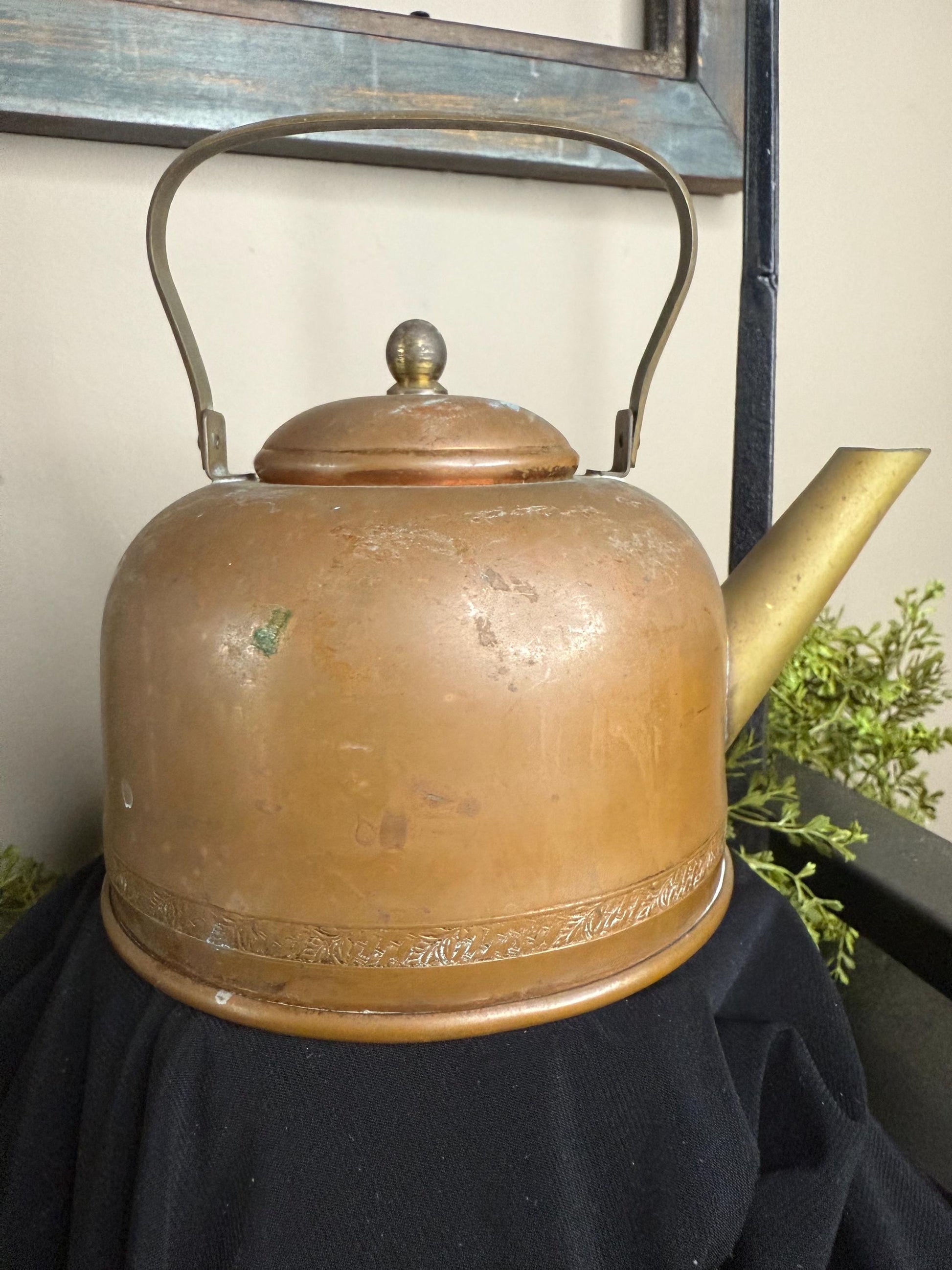Vintage copper Teapot